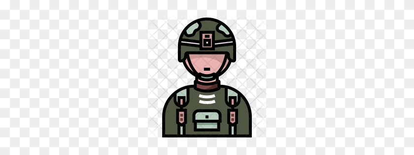 256x256 Premium Soldado Icono Descargar Png - Soldado Png