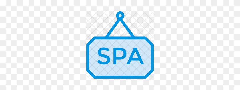 256x256 Premium Spa Hanging Board Icon Download Png - Hanging Sign PNG
