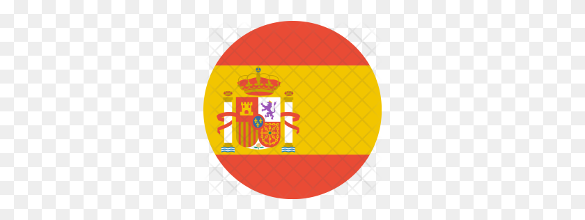 256x256 Premium Span Download Png - Bandera De España Png