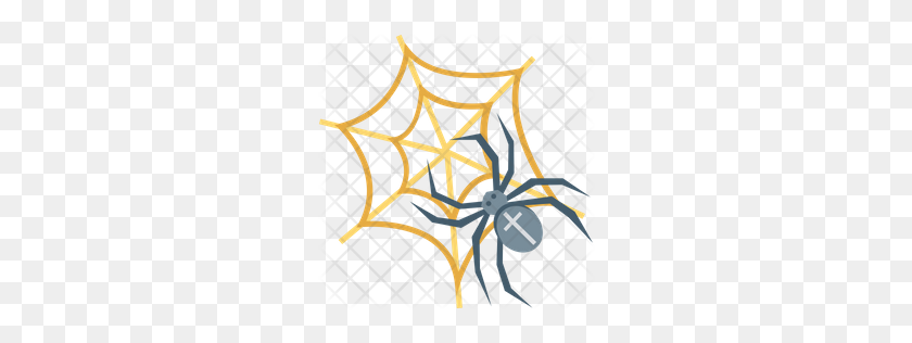 256x256 Premium Spider Web Icon Download Png - Spiderweb PNG