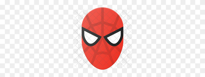 256x256 Premium Spiderman Icon Download Png - Spiderman Face PNG
