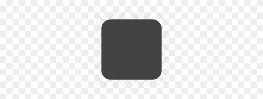 256x256 Premium Square With Round Corner Icon Download Png - Round Square PNG