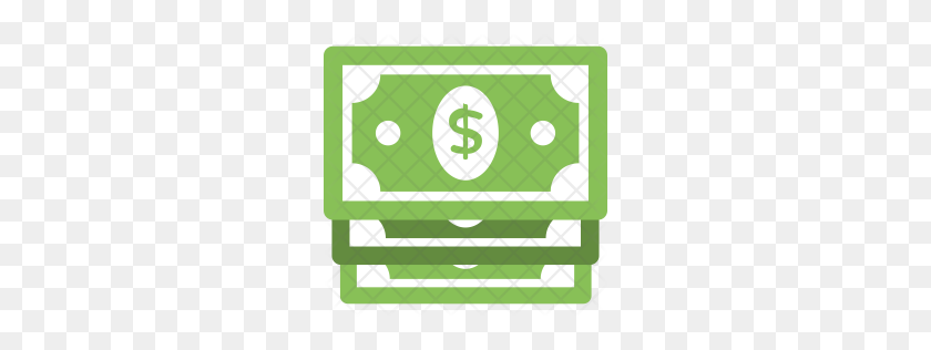256x256 Premium Stack Of Dollar Bills Icon Download Png - Dollar Bills PNG