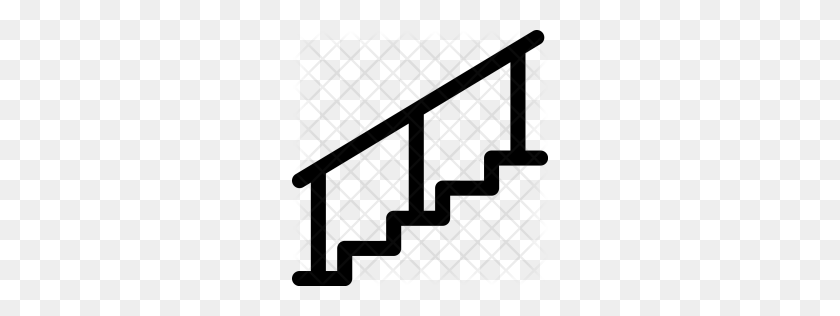256x256 Premium Stairs, Up, Down, Ladder, High, Climb Icon Download - Stairs PNG