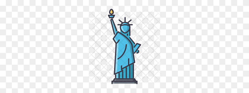 256x256 Premium Statue Of Liberty Icon Download Png - Sculpture PNG