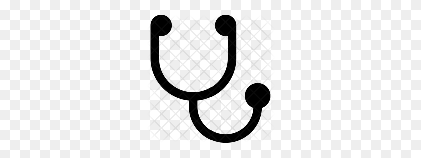 256x256 Premium Stethoscope, Doctor, Treatment, Care, Medical Icon - Medical Icon PNG