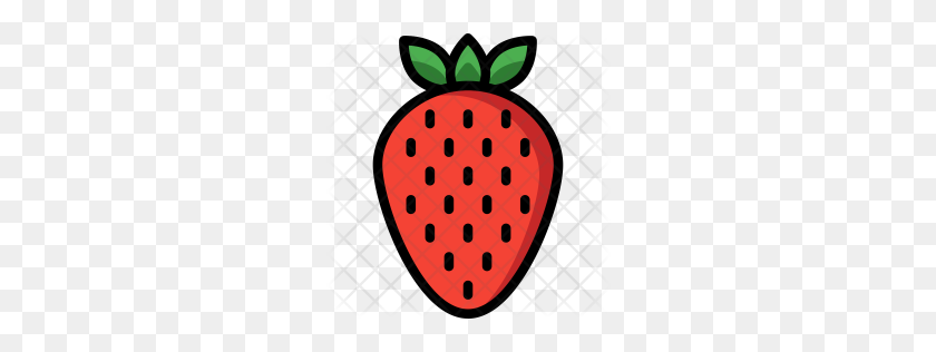 256x256 Premium Strawberry Icon Download Png - Strawberry PNG