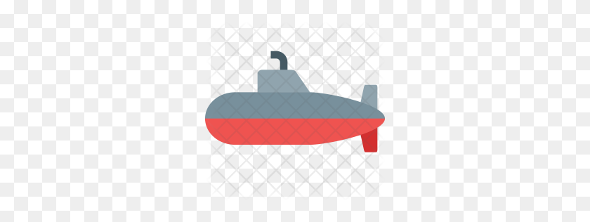 256x256 Значок Премиум Подводная Лодка Скачать Png - Подводная Лодка Png