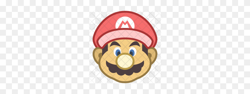 256x256 Premium Super Mario Icon Download Png - Mario Hat PNG