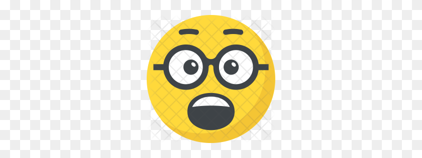 256x256 Premium Surprised Face Icon Download Png - Shocked Face PNG