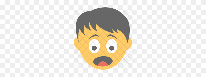 256x256 Premium Surprised Face Icon Download Png - Surprised Face PNG