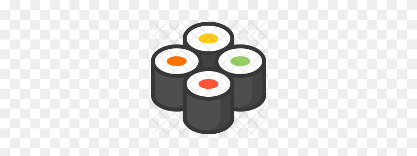 256x256 Premium Sushi Roll Icon Download Png - Egg Roll PNG