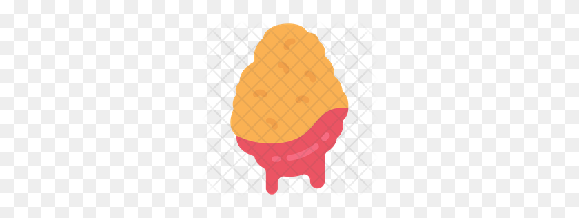 256x256 Premium Take, Away, Taco Icon Download Png - Chicken Nugget PNG