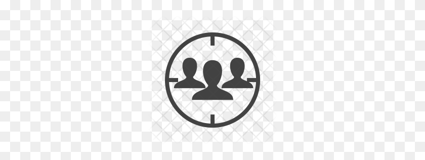 256x256 Premium Targeted Audience Icon Download Png - Audience PNG