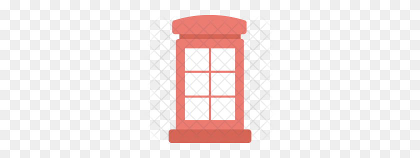 256x256 Premium Telephone Booth Icon Download Png - Photo Booth PNG