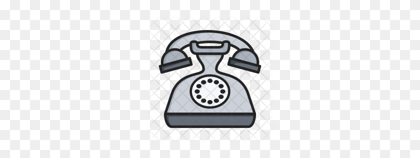 256x256 Premium Telephone Icon Download Png - Telephone PNG