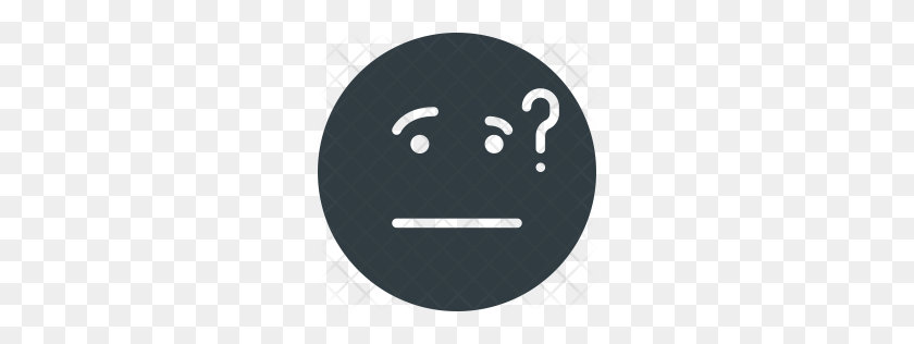 256x256 Premium Thinking Face Icon Download Png - Thinking Face PNG
