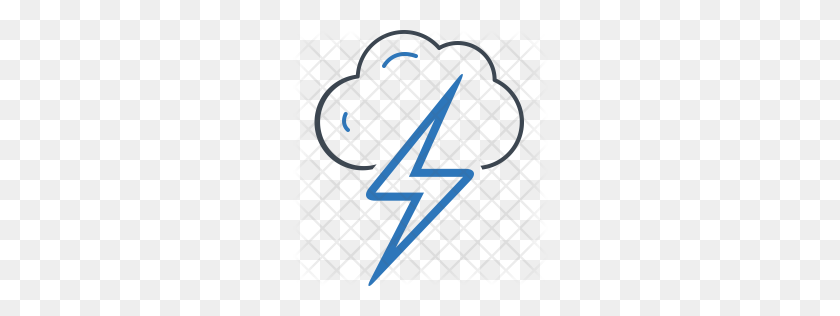 256x256 Premium Thunder Icon Download Png - Thunder PNG