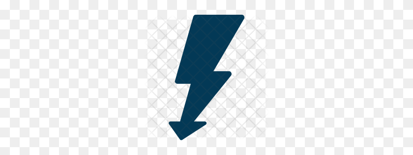 256x256 Premium Thunderbolt Icon Download Png - Thunderbolt PNG