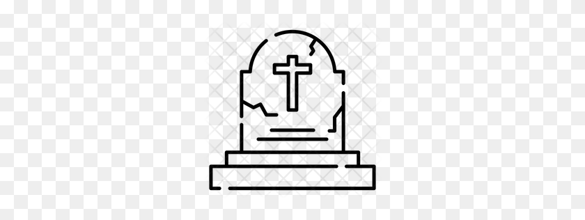 256x256 Premium Tombstone Icon Download Png - Rip Tombstone Clipart