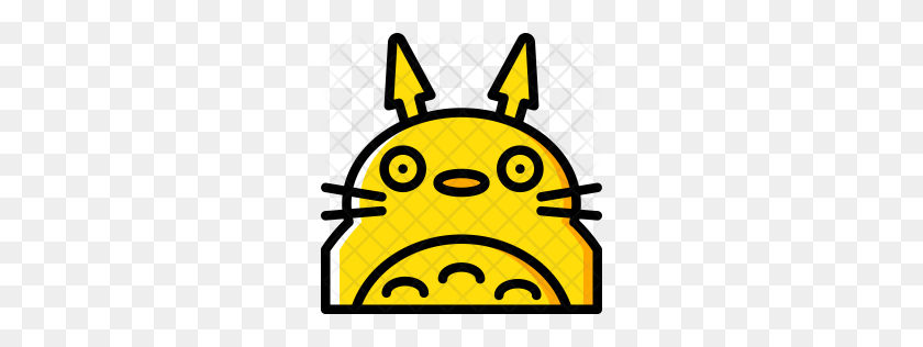 256x256 Premium Totoro Icon Download Png - Totoro PNG