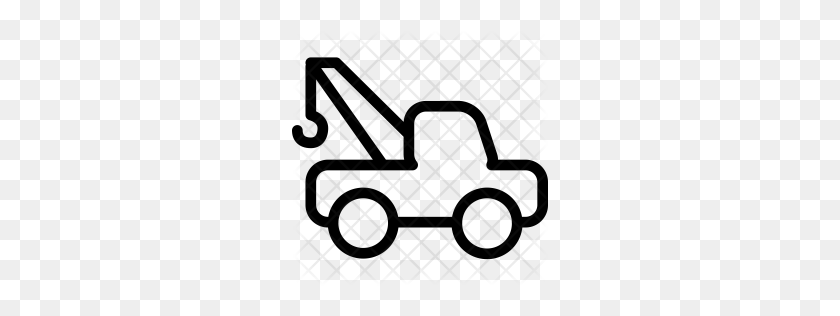 256x256 Premium Tow Truck Icon Download Png - Tow Truck PNG