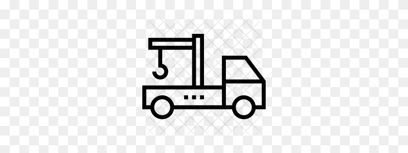 256x256 Premium Tow Truck Icon Download Png - Towing Hook Clipart