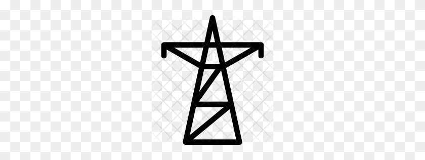 256x256 Premium Transmission Tower Icon Download Png - Transmission PNG