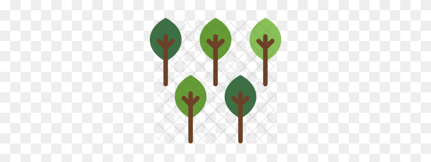 256x256 Premium Trees, Forest, Wildlife, Outdoor, Tracking Icon Download - Forest Trees PNG