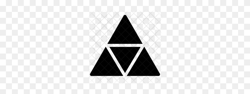 256x256 Premium Triforce Icon Download Png - Triforce PNG