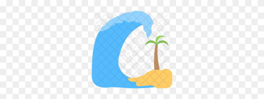 256x256 Premium Tropical Storm Icon Download Png - Tropical PNG