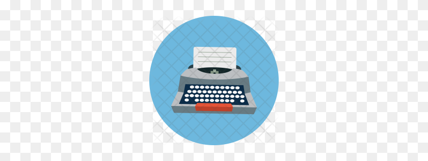 256x256 Premium Typewriter Icon Download Png - Typewriter PNG