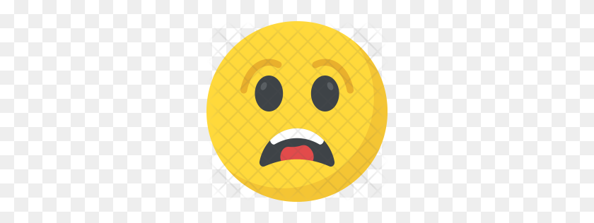 256x256 Premium Unamused Face Icon Download Png - Embarrassed Emoji PNG