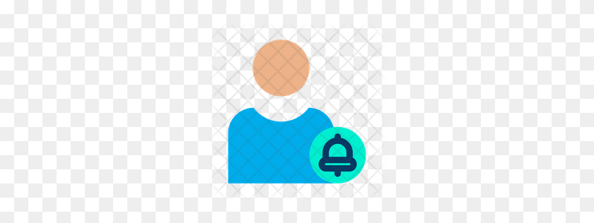 256x256 Premium User Notification Icon Download Png - Notification PNG