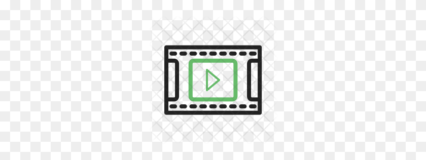 256x256 Premium Video Film Icon Download Png - Film Icon PNG