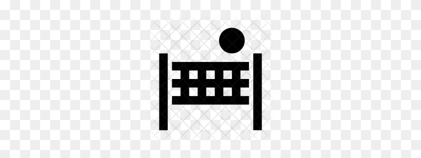 256x256 Premium Volleyball Net Icon Download Png - Volleyball Net PNG