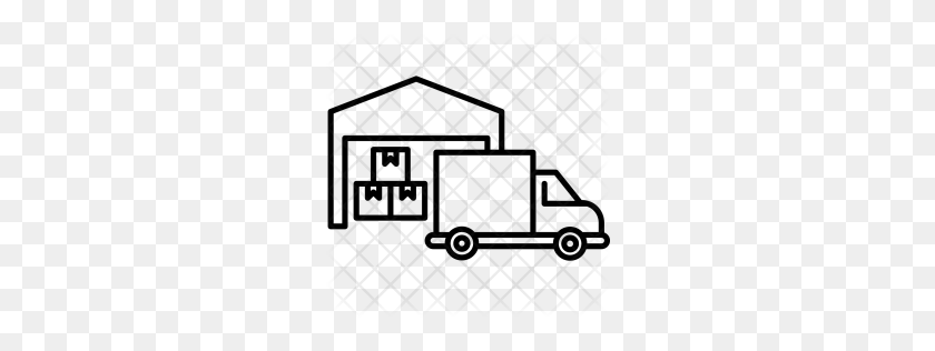 256x256 Premium Warehouse Icon Download Png - Warehouse PNG