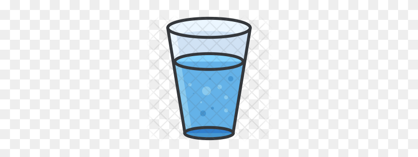 256x256 Premium Water Icon Download Png - Glass Of Water PNG