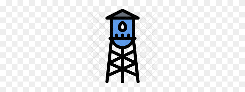 256x256 Premium Water, Tower, City, House, Realtor, Real, Estate Icon - Water Tower Clip Art