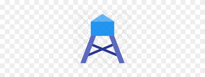 256x256 Premium Water Tower Icon Download Png - Water Tower PNG