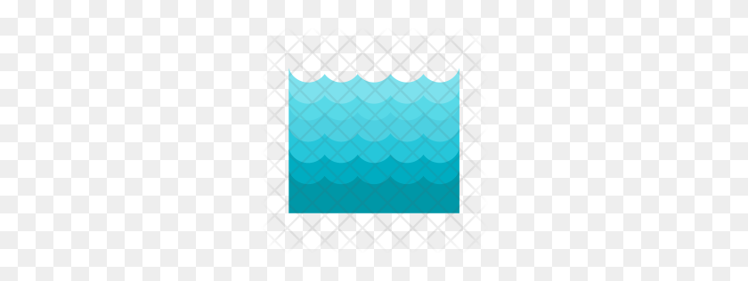 256x256 Premium Water Wave Icon Download Png - Water Wave PNG
