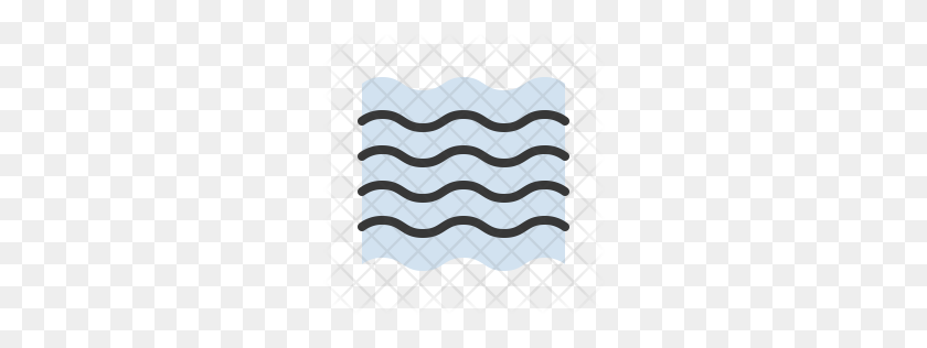 256x256 Premium Wave Icon Download Png - Wave Line PNG