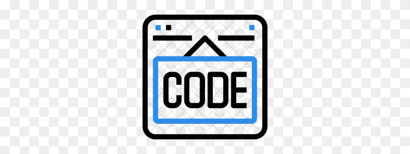 256x256 Premium Website Coding Icon Download Png - Coding PNG