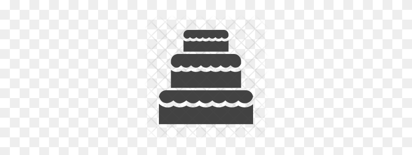 256x256 Значок Свадебного Торта Премиум Скачать Png - Свадебный Торт Png