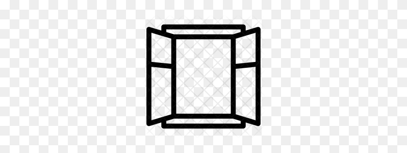 256x256 Premium Window Icon Download Png - Window Frame PNG