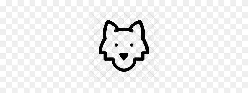 256x256 Premium Wolf Icon Download Png - Wolf Face PNG