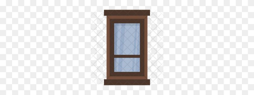 256x256 Premium Wooden Window Icon Download Png - Glass Window PNG