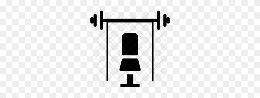 256x256 Premium Workout, Bench, Lift, Gym, Training Icon Download - Workout PNG