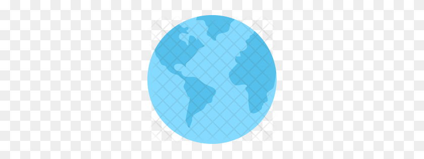 256x256 Premium World Map Icon Download Png - World Map PNG