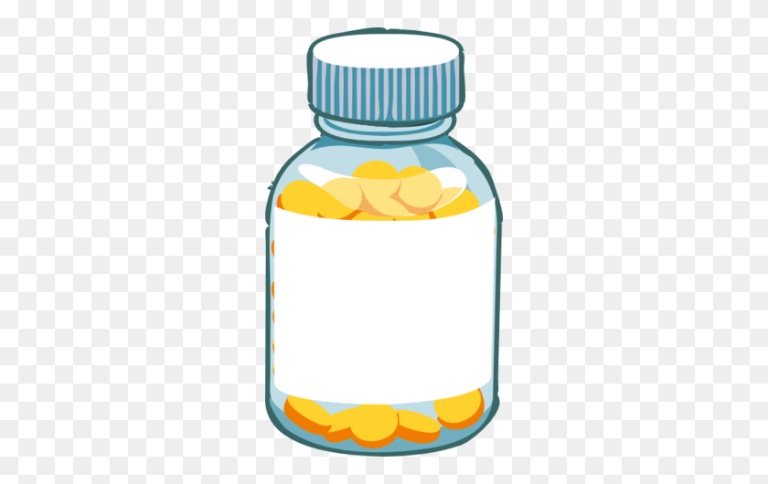 260x470 Prescription Drug Clipart - Aspirin Clipart